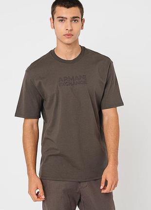 Мужская футболка armani exchange с логотипом