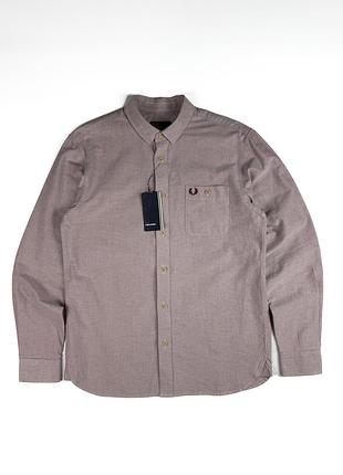 Fred perry oxford shirt рубашка чоловіча м нова