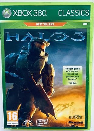Halo 3 classics, б/в, англійська версія - диск для xbox 360