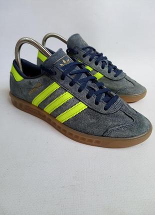 Замшеві кросівки adidas hamburg
