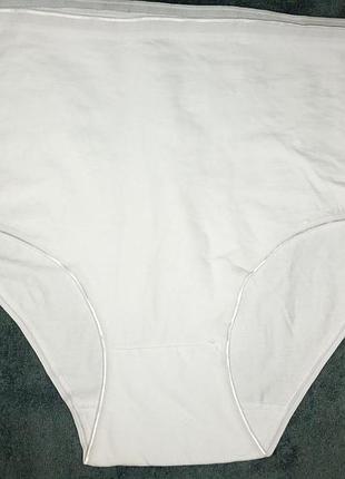 Женские белые трусики хлопок италия xxl xxxl