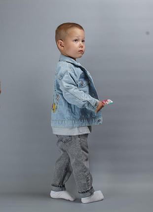 Куртка джинсова zara mickey mouse 110