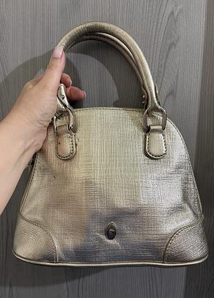 Золотиста брендова сумка aigner