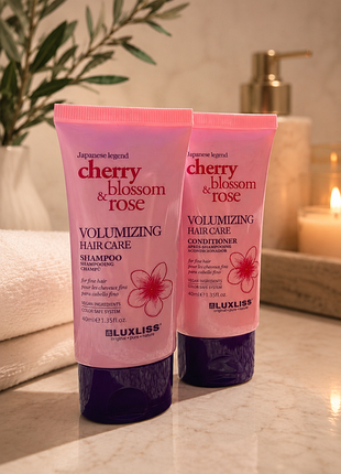 Тревел-набор luxliss volumizing hair care: шампунь 40 мл + кондиционер 40 мл
