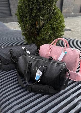 Спортивна дорожня сумка jordan duffle bag monogram 23 / чоловіча сумка джордан 25л