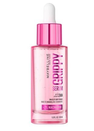 Праймер-сироватка для фіксації макіяжу до 24 годин maybelline new york grippy serum primer, 30 мл