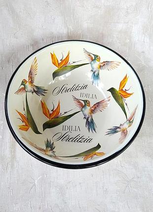 Миска эмалированная idilia "колибри" (1,5 л)