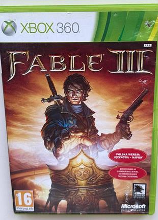 Fable iii, б/у, русские субтитры - диск для xbox 360