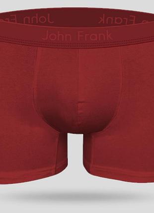 Труси чоловічі червоні модальні боксери john frank jfbmodna01 red