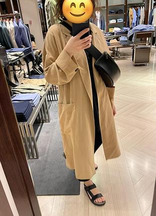 Тренч massimo dutti, віскоза, s