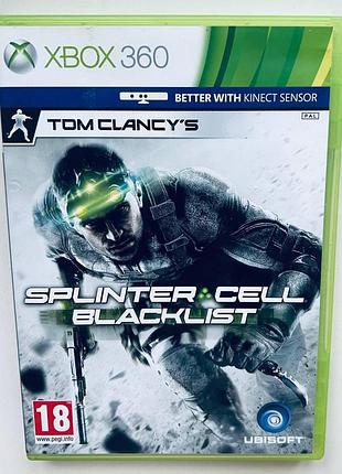 Tom clancy's splinter cell blacklist, б/в, англійська версія - диск для xbox 360
