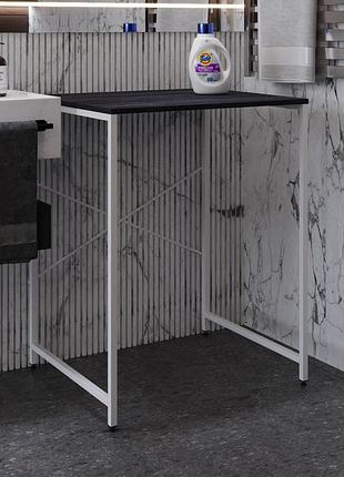 Стеллаж полка бафрум 401 ferrum-decor для стиральной машины 90x70,5x60,5 белый металл дсп каштан арвадонна 16 мм (frd-107580)