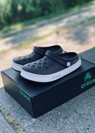 Жіночі crocs чорного кольору | літня новинка женские crocs  сабо модные сланцы
