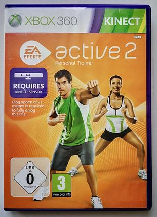 Ea sports active 2, б/у, английская версия - диск для xbox 360