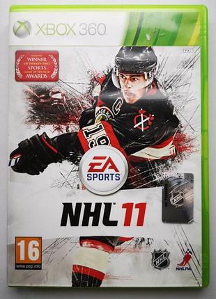 Nhl 11, б/у, английская версия - диск для xbox 360