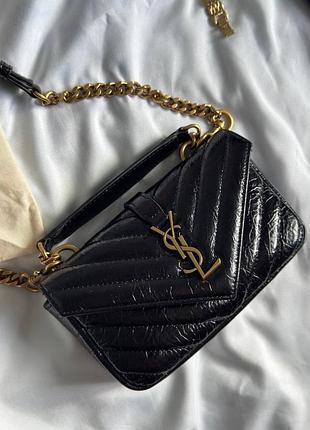 Жіноча сумка преміум college mini black