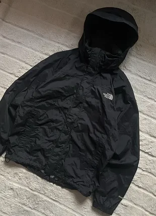 The north face (s) hyvent ветровка мужская на мембране черная курточка