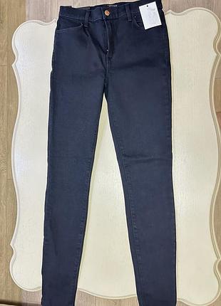 Джинси скінні j brand maria high rise skinny розмір us27 темно-сині