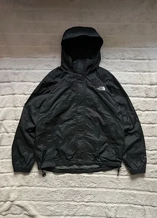 The north face (m) vintage hyvent rain jacket ветровка мужская черная на мембране водонепроницаемая