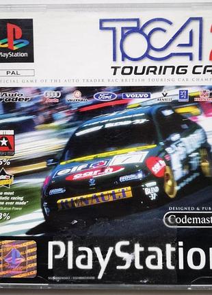 Toca touring cars 2, б/в, англійська версія - диск для playstation 1