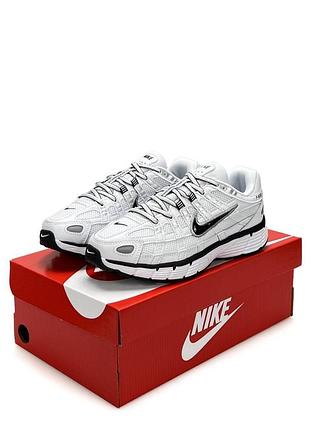 Nike p-6000 white black 3