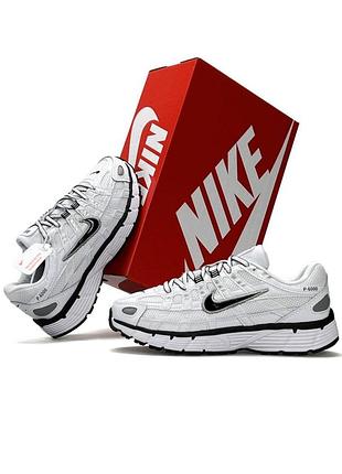 Nike p-6000 white black 2