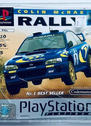 Colin mcrae rally platinum, б/в, англійська версія - диск для playstation 1
