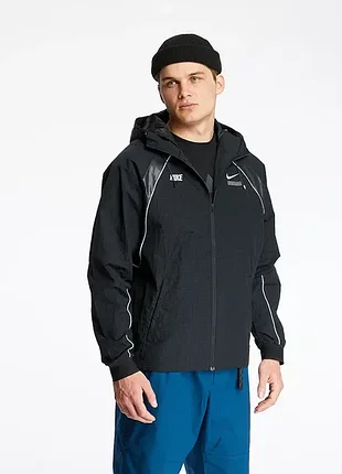Nike (m/l) dna woven jacket streetwear ветровка мужская черная куртка