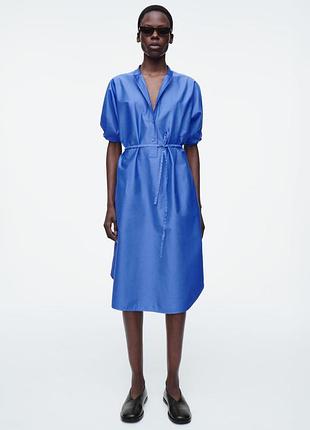 Сукня жіноча cos belted midi shirt dress / 34