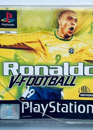 Ronaldo v-football, б/в, англійська версія - диск для playstation 1