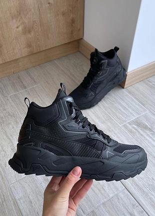 Оригинальн! сша! мужские кроссовки puma trinity mid hybrid 392327-01 ботинки в новом состоянии