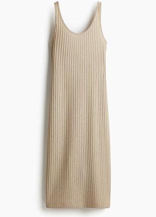 Сукня в рубчик h&m