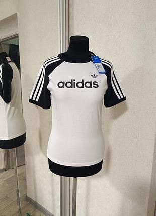 Футболка топ adidas originals з бавовни
