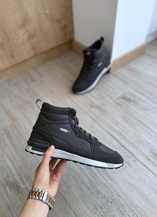 Оригинальн! сша! мужские кроссовки puma graviton mid 383204-06 ботинки деми новое состояние