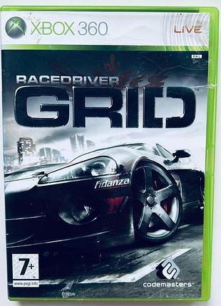 Racedriver grid , б/в, англійська версія - диск для xbox 360