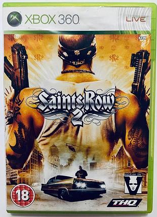 Saints row 2, б/у, английская версия - диск для xbox 360