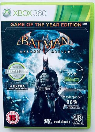 Batman arkham city game of the year edition, б/у, русские субтитры - диск для xbox 360