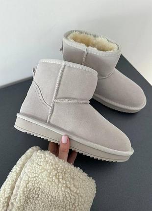 Жіночі молочні замшеві уггі ugg mini milk suede х угг міні 37