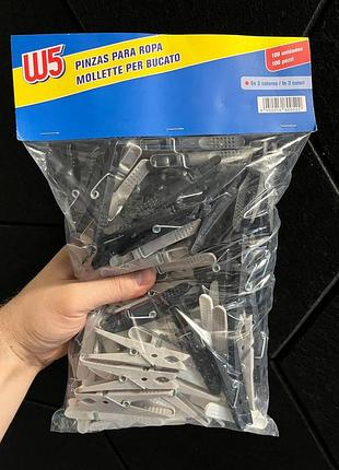 Прищіпки для білизни w5, 100 шт w5