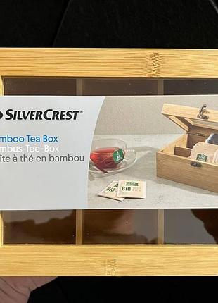 Бамбукова чайна коробка silvercrest
