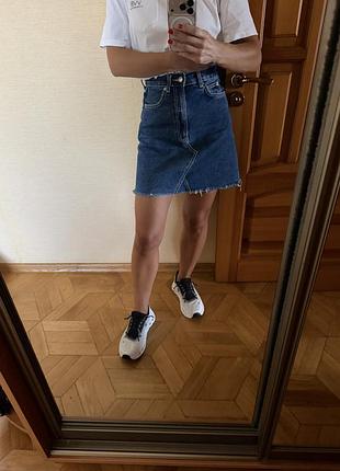 Джинсова спідниця zara