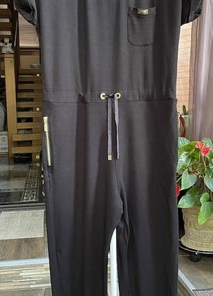 Трикотажний комбінезон barbour international zone jumpsuit в чорному кольорі (розмір s /m uk 10),ідеальний стан.