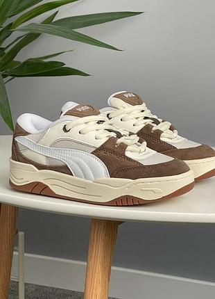 Puma-180 white brown