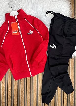 Дитячі спортивгі костюм з трендовим кантом puma