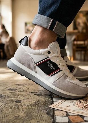 Мужские кроссовки navigator белые! 40-45р!