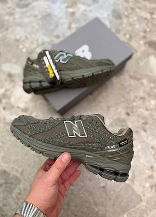Стильні кросівки new balance 1906r оlive cordura