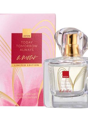 Жіноча парфумна вода amour avon 50 мл