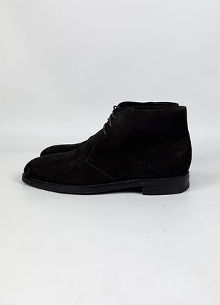 Чоботи туфлі loake 1880 pimlico brown suede chukka boots capital last dainite sole темно коричневі чоловічі замшеві розмір 42 uk8 f us9