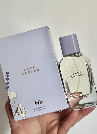 Парфумована вода для жінок zara deep garden 100 ml оригінал зара розпаковане упакування