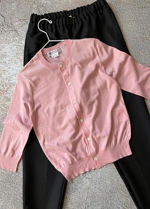 Рожевий кардиган comme des garçons pp m